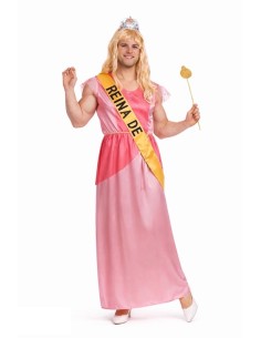 Fantasia de Princesa Rosa Masculina Tamanho L - de alta qualidade, ideal para carnaval, festas temáticas e eventos especiais 2